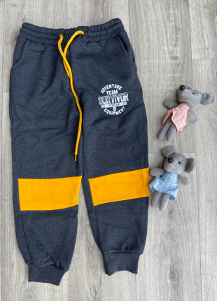 Спортивні штани Kotok Survivor 158 см Темно-сірий/Жовтий