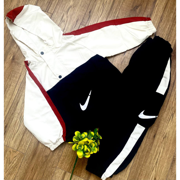 Спортивний костюм дитячий XIAO JINJIO 128-134 см Білий/Червоний/Чорний