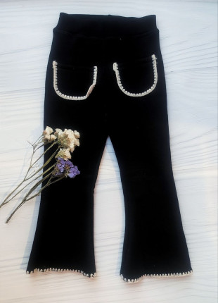 Легінси з кишенями дитячі Kotok 80-92 см Чорні