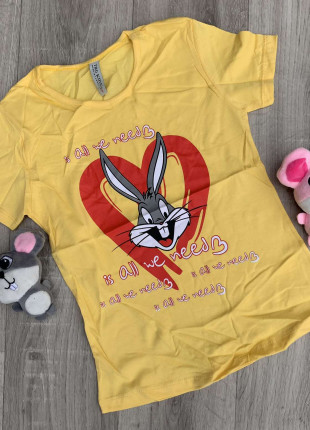 Футболка дитяча TRG Kids Bugs Bunny 134 см Жовта