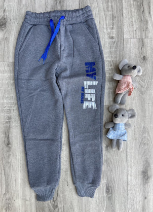 Спортивні штани дитячі Kotok My Life 158 см Сірий/Синій