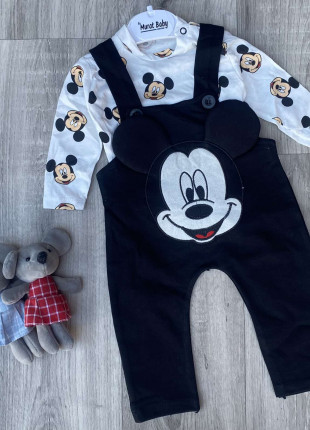 Чоловічок Murat Baby Mickey Mouse 3 місяці 62 см Чорний/Білий