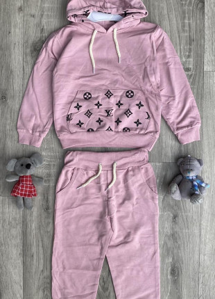 Комплект (худі + штани) Murat Baby Louis Vuitton 92 см Рожевий