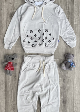 Комплект (худі + штанці) Murat Baby Louis Vuitton 92 см Сірий