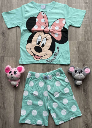Комплект (футболка + шорти) Kids Minnie Mouse 98 см М'ятний
