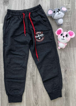 Спортивні штани дитячі Kotok Authentic 10 років 140 см Темно-сірі