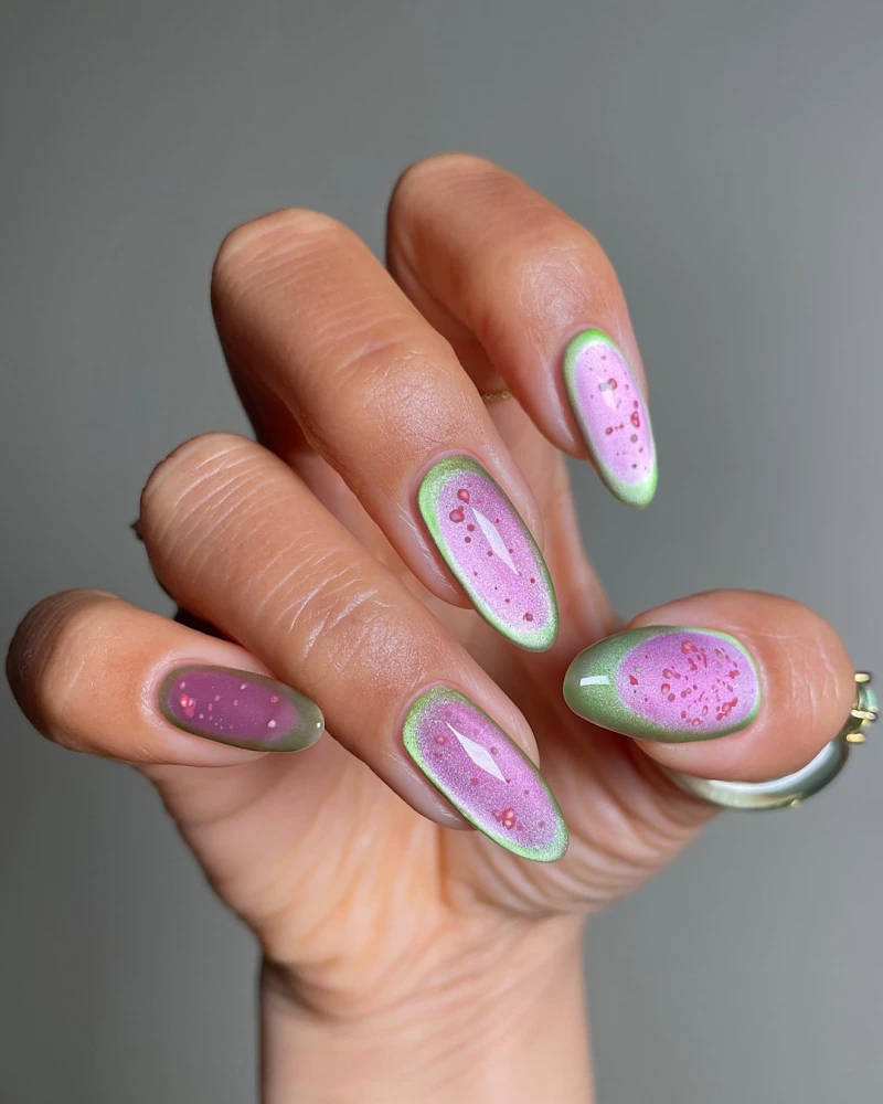 pink guava nails