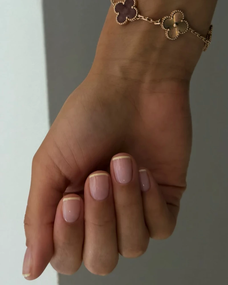 butter yellow nails